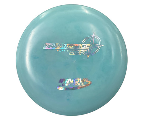 Vist Large View of Product Image Which is Used Innova STAR MIRAGE Disc Golf Putter Royal Blue