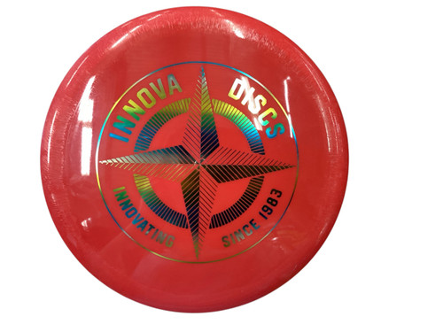 Vist Large View of Product Image Which is Used Innova GORGON Disc Golf Driver Red