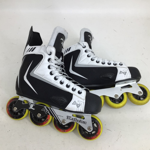 Vist Large View of Product Image Which is Used Alkali RPD LITE SR 9 INLINE SKATES Roller Hockey Skates Black Senior 9