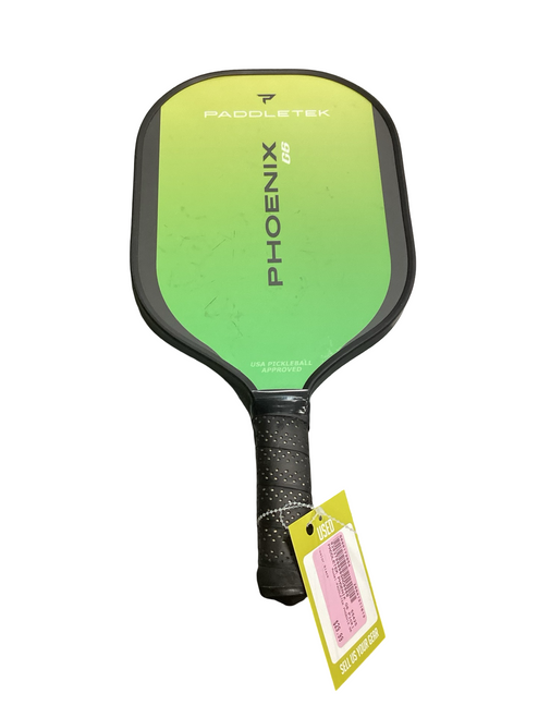 Vist Large View of Product Image Which is Used PADDLETEK PHOENIX G6 Pickleball Racquet Black