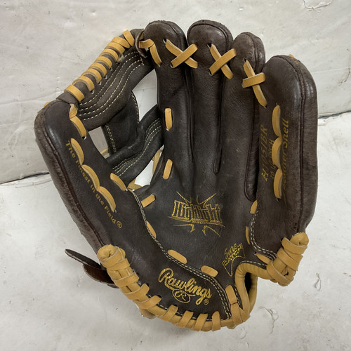 Vist Large View of Product Image Which is Used Rawlings Highlight Series H105IBR Baseball Glove RH Throw Brown 10 1/2"