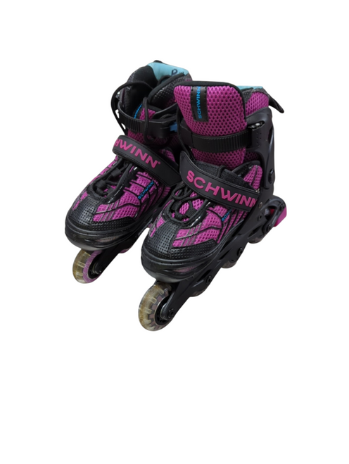 Vist Large View of Product Image Which is Used Schwinn ADJ 1-4 Junior Rec Fitness Skates Pink Adjustable