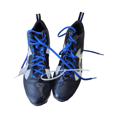 Vist Large View of Product Image Which is Used Under Armour Adult FB Cleats Black Senior 11