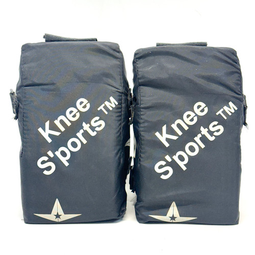 Vist Large View of Product Image Which is Used All-Star KNEE SPORTS BB/SB Catchers Knee Savers Black