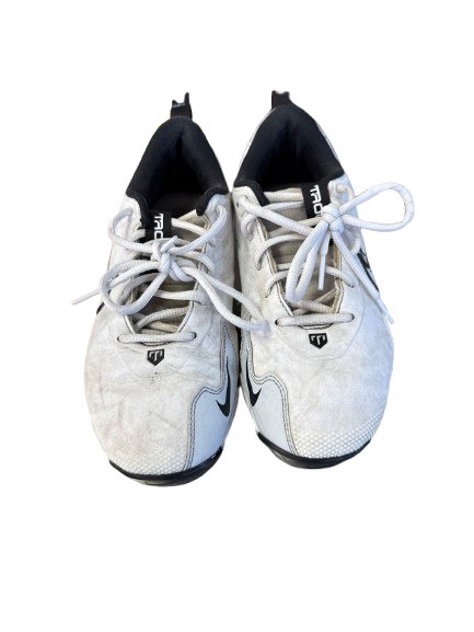 Vist Large View of Product Image Which is Used Nike LAX Cleats Mens White Senior 6