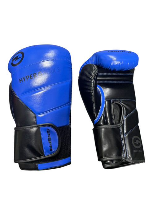 Vist Large View of Product Image Which is Used Boxing Gloves Black And Navy Blue LG