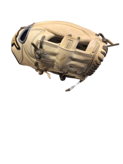 Vist Large View of Product Image Which is Used Mizuno GMVP1150PF4W BB/SB Glove RH Throw Brown 11 1/2"