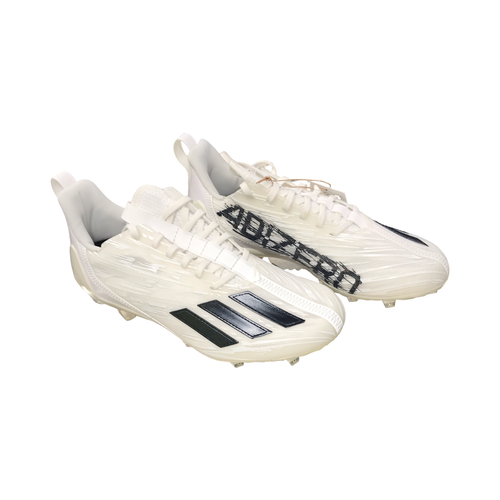Vist Large View of Product Image Which is Used Adidas Youth FB Cleats White Youth 06.5