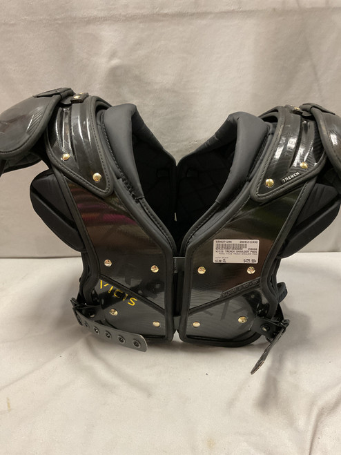 Vist Large View of Product Image Which is Used VICIS TRENCH SHOULDER PADS FB Shoulder Pads Black XL
