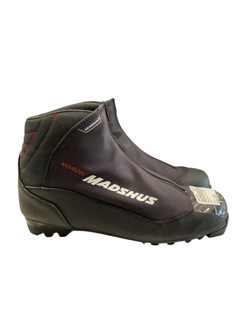 Vist Large View of Product Image Which is Used Madshus Mens NNN XC Ski Boots Black M 11-11.5