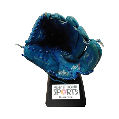 Vist Large View of Product Image Which is Used Rawlings H1150R BB/SB Glove RH Throw Royal Blue 11 1/2"