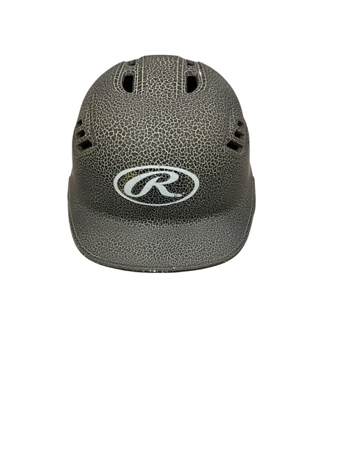 Vist Large View of Product Image Which is Used Rawlings BASEBALL HELMET Batting Helmet No Mask Black LG