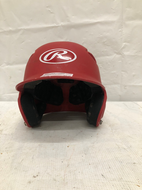 Vist Large View of Product Image Which is Used Rawlings RT6J-R1 Batting Helmet No Mask Red LG