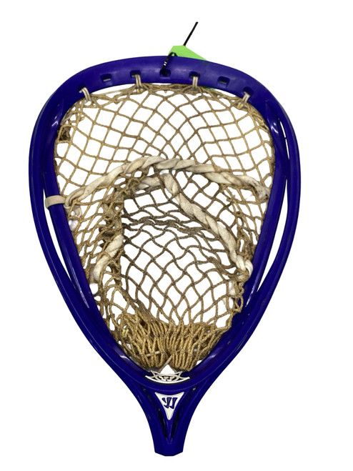 Vist Large View of Product Image Which is Used Warrior NEMESIS 2 STRUNG ROYAL BLUE GOALIE HEAD Mens Lacrosse Head Royal Blue
