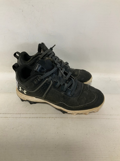 Vist Large View of Product Image Which is Used Under Armour GLYDE BB/SB Cleats Black Junior 04