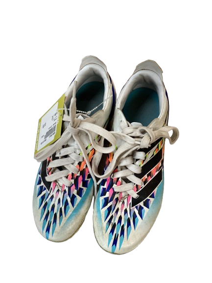 Vist Large View of Product Image Which is Used Soccer Cleats White Junior 02