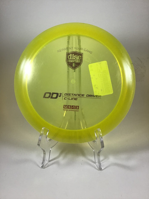 Vist Large View of Product Image Which is Used Discmania C LINE DD3 Disc Golf Driver Yellow 174g