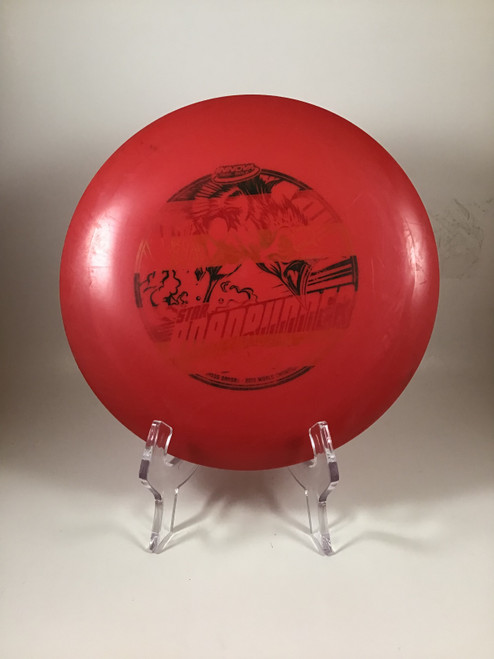Vist Large View of Product Image Which is Used Innova STAR ROADRUNNER Disc Golf Driver Red 172g
