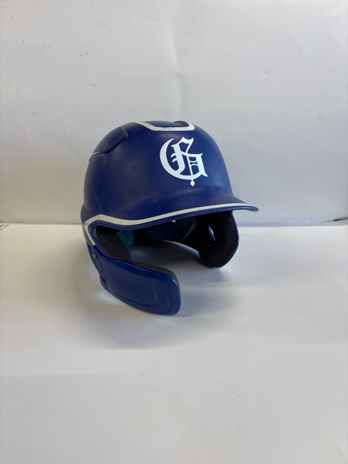 Vist Large View of Product Image Which is Used Easton JR ROYALS HELMET Batting Helmet No Mask None One Size