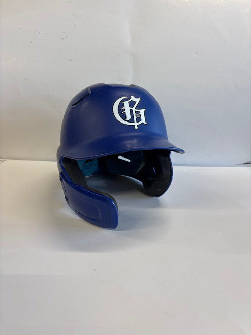 Vist Large View of Product Image Which is Used Easton JR ROYALS HELMET Batting Helmet No Mask None One Size