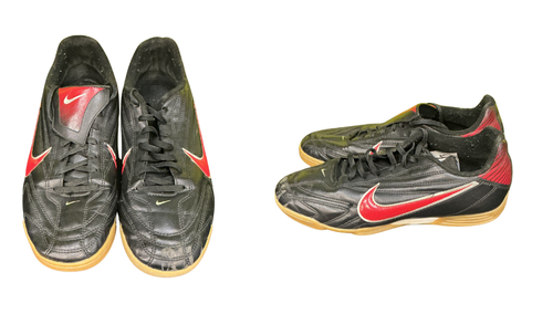 Vist Large View of Product Image Which is Used Nike Soccer Indoor Shoes Black Senior 8