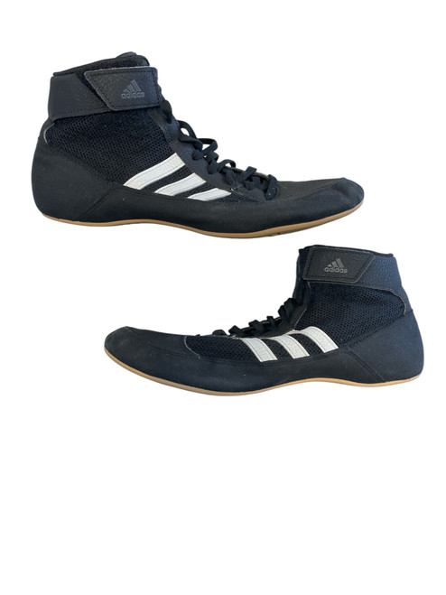 Vist Large View of Product Image Which is Used Adidas Wrestling Shoes Black Senior 9
