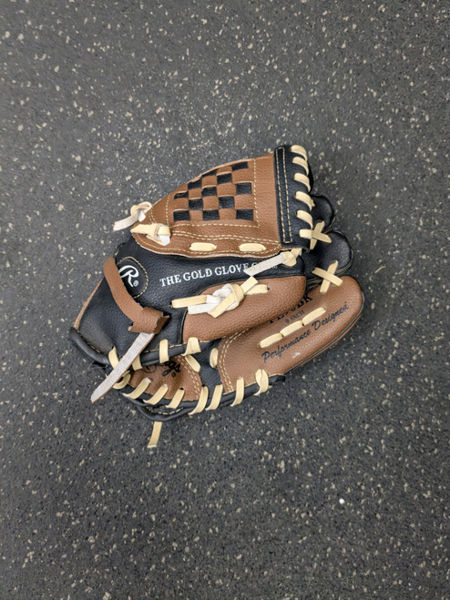 Vist Large View of Product Image Which is Used Rawlings PLAYERS SERIES BB/SB Glove T-ball Brown 9"