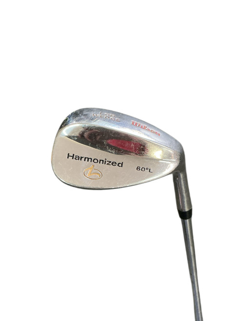 Vist Large View of Product Image Which is Used Wilson HARMONIZED 64DEG Golf Wedge Mens RH 60 Degree