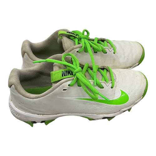 Vist Large View of Product Image Which is Used Nike VAPOR SHARK KYLER MURRAY Jr FB Cleats White Junior 03
