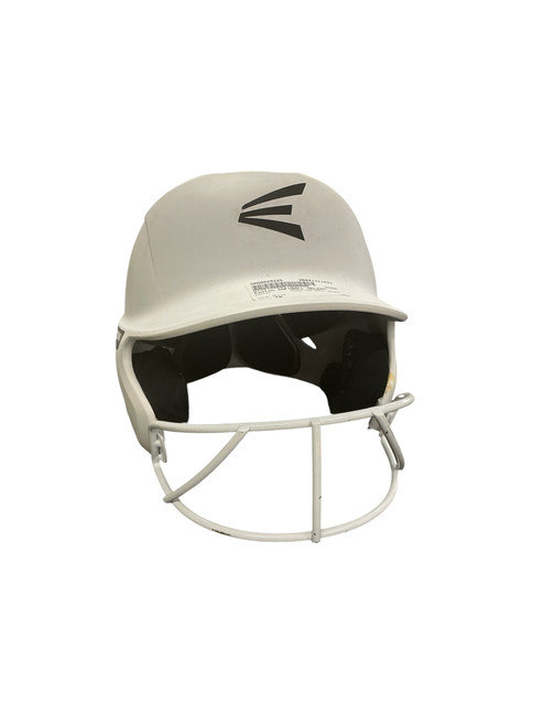 Vist Large View of Product Image Which is Used Easton SOFTBALL HELEMT Batting Helmet w/Mask White SM