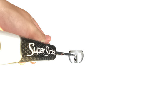 Vist Large View of Product Image Which is Used Odyssey BACKSRYKE SABERTOOTH Mens Putter RH
