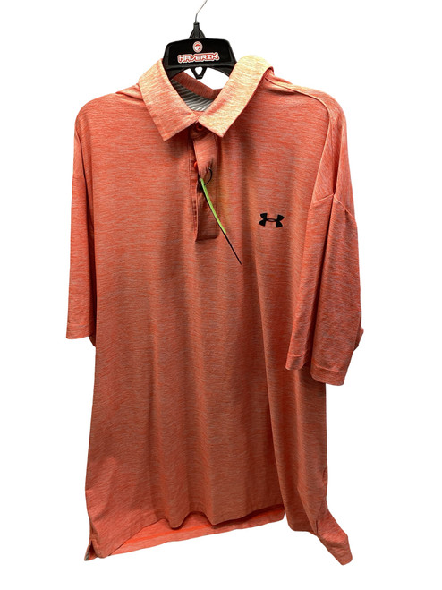 Vist Large View of Product Image Which is Used Under Armour ORANGE DRI-FIT GOLF POLO S.S. Golf Shirt M Orange XL