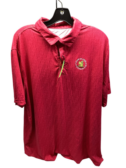 Vist Large View of Product Image Which is Used US OPEN RED DRI-FIT GOLF POLO S.S. Golf Shirt M Red XL