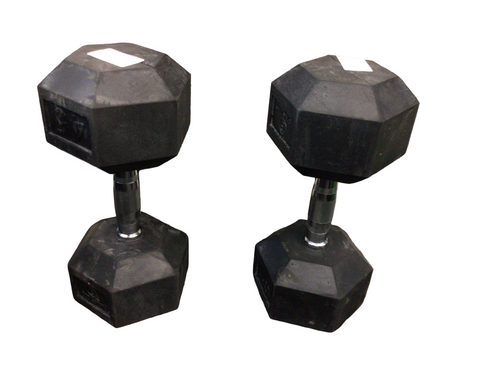 Vist Large View of Product Image Which is Used Hex Dumbbell (Each) 45 lb