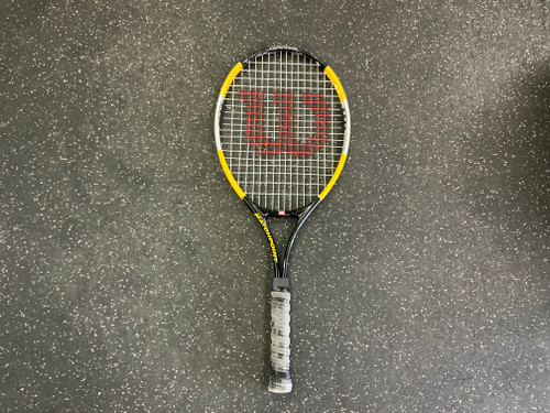 Vist Large View of Product Image Which is Used Wilson MATCH POINT Adult Tennis Racquet None 4 3/8"