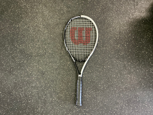 Vist Large View of Product Image Which is Used Wilson TOUR SLAM Adult Tennis Racquet Black 4 3/8"