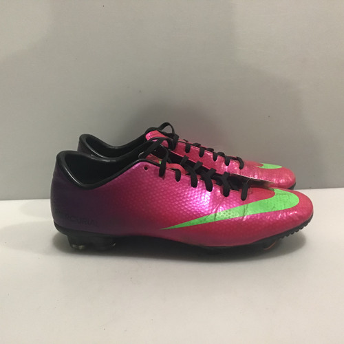 Vist Large View of Product Image Which is Used Nike Soccer Cleats Pink Senior 8