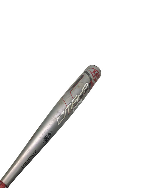 Vist Large View of Product Image Which is Used Louisville Slugger OMAHA 5 SLO555-20 BB/SB USSSA 2 5/8 Bat Silver 31"