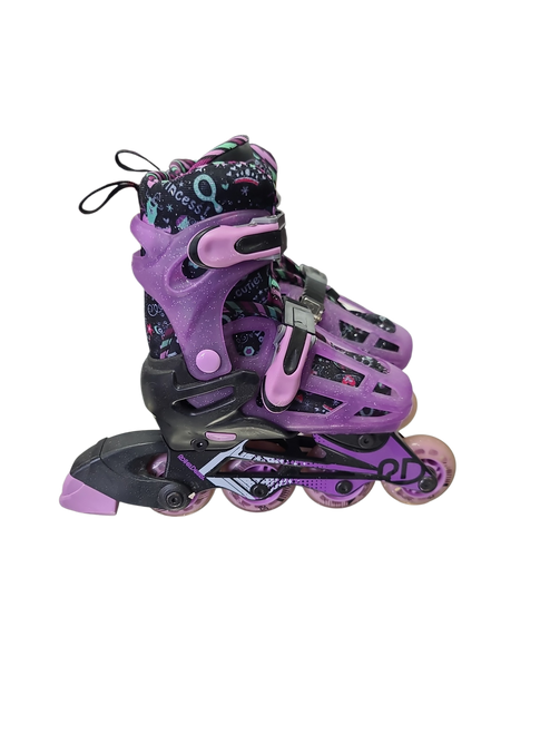 Vist Large View of Product Image Which is Used RollerDerby 12-2 Junior Rec Fitness Skates Purple Adjustable