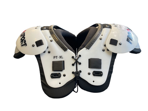 Vist Large View of Product Image Which is Used PRO SPORT PT XL SP FB Shoulder Pads White XL