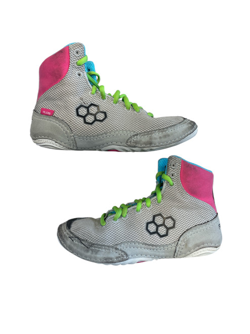 Vist Large View of Product Image Which is Used Rudis Wrestling Shoes Grey Junior 04
