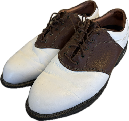 Vist Large View of Product Image Which is Used Nike Mens Golf Shoes White Senior 7.5