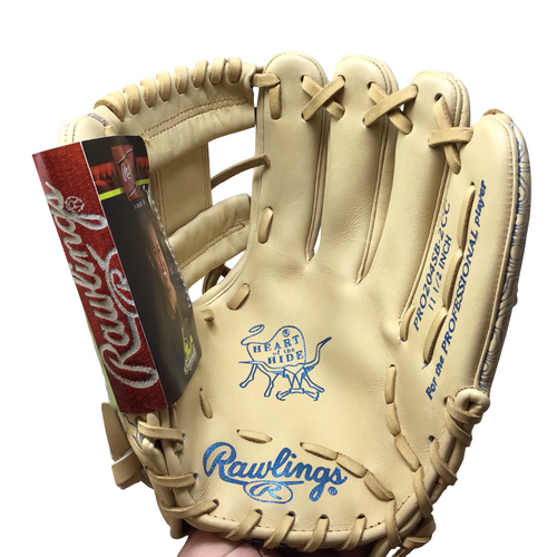 Vist Large View of Product Image Which is Used Rawlings HEART OF THE HIDE PRO204SB-2CC RH Throw Fastpitch Gloves Tan 11 1/ NEVER USED