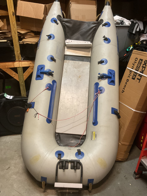 Vist Large View of Product Image Which is Used SEA EAGLE 285FPB INFLATABLE BOAT Kayak Grey 8Ft 11In