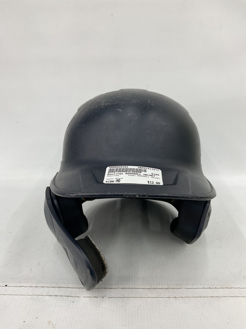 Vist Large View of Product Image Which is Used Rawlings BASEBALL HELMET Batting Helmet No Mask Black MD