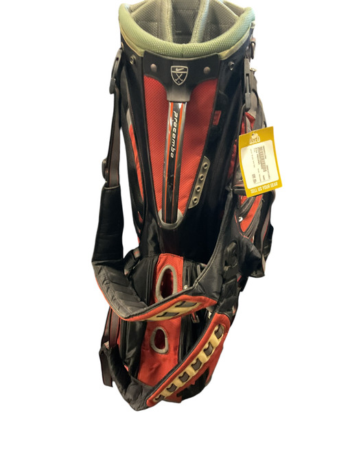 Vist Large View of Product Image Which is Used Nike PROCOMBO Mens Stand Bag Black And Red