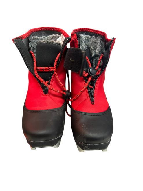 Vist Large View of Product Image Which is Used Nordica Boys NNN XC Ski Boots Black JR-01