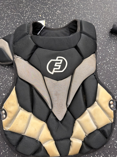 Vist Large View of Product Image Which is Used F3 Catchers Chest Protector Black Youth