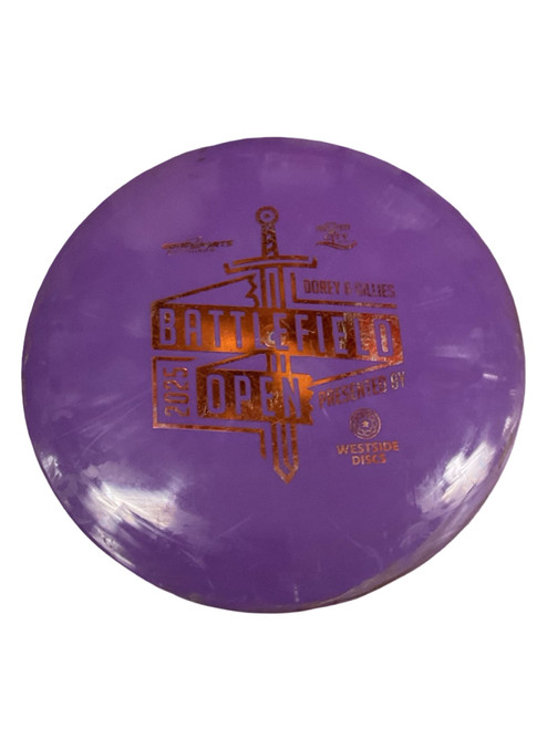 Vist Large View of Product Image Which is Used Westside TOURNAMENT UNDERWORLD Disc Golf Driver Purple 173g