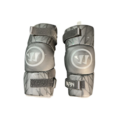 Vist Large View of Product Image Which is Used Warrior BURN Lacrosse Arm Pads/Guards Black LG